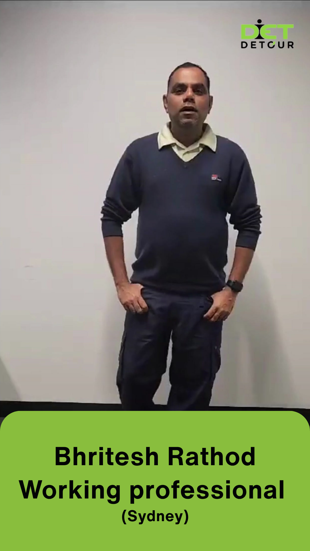 Bhritesh Rathod - Video Testimonial - Diet Detour