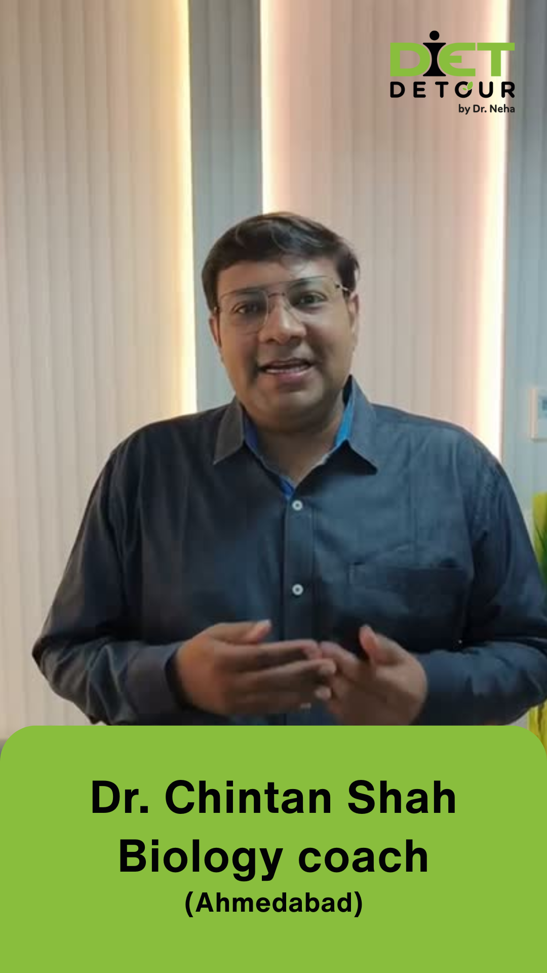 Dr. Chintan shah- Video Testimonial - Diet Detour