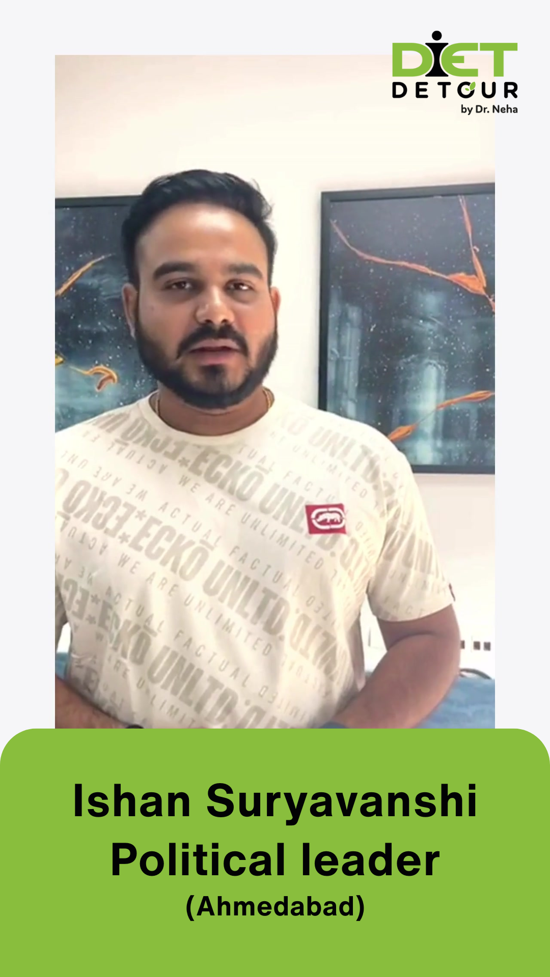 Ishan Suryavanshi - Video Testimonial - Diet Detour